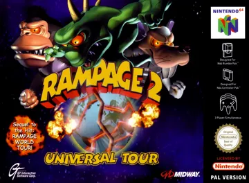 Rampage 2 - Universal Tour (Europe) box cover front